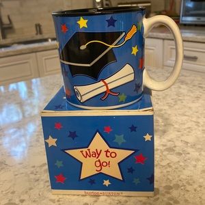 SALE NWT Graduation mug from burton + burton, microwave&dishwasher safe,gift box